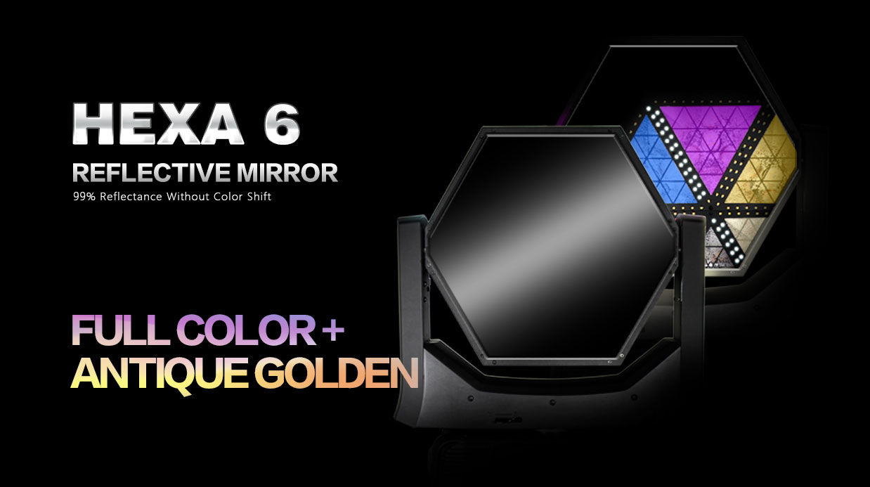 一面艺术 一面科技丨HEXA 6 摇头特效灯引领新潮流